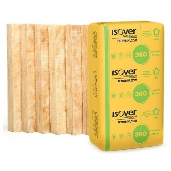 Утеплитель Isover Изовер Тёплый Дом Плита 50х610х1170 в Черноморском